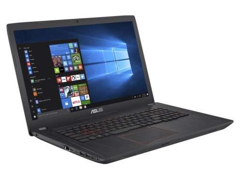 Asus FX753VD Intel Core i7-7700HQ 17.3" Notebook - Black + Laptop Bag