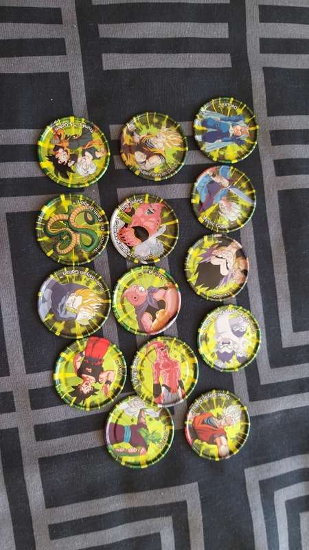 Dragon Ball z Metal Tazos