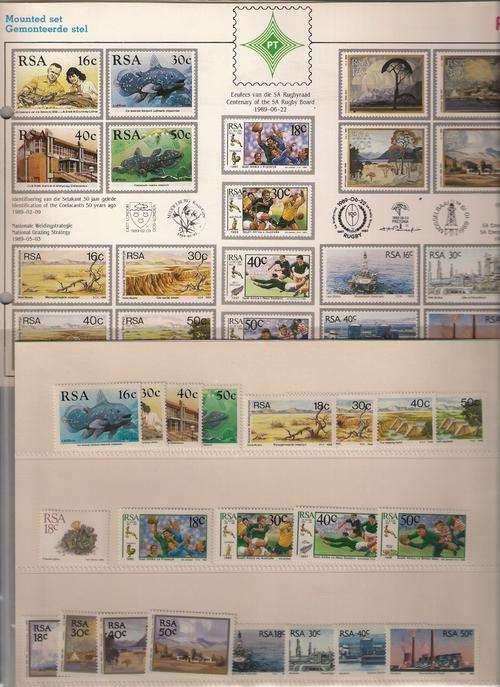 1989 MINT YEAR SET WITH COVER AS PER SCAN