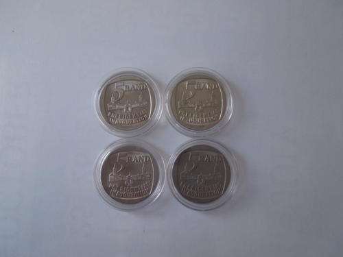 1994 INAUGURATION R5 COINS IN CAPSULES