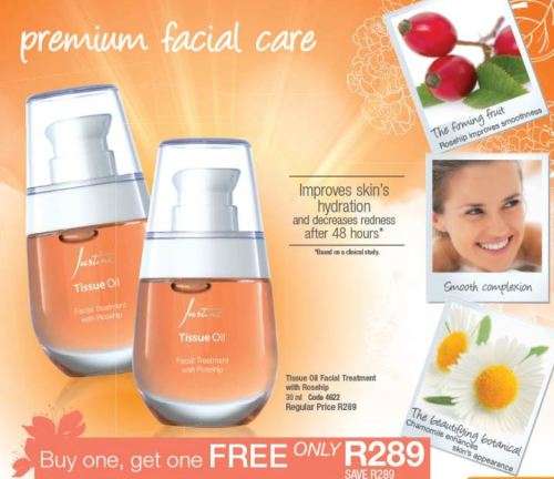 Justine Tissue Oil with Rosehip Buy 1 get 1 FREE
