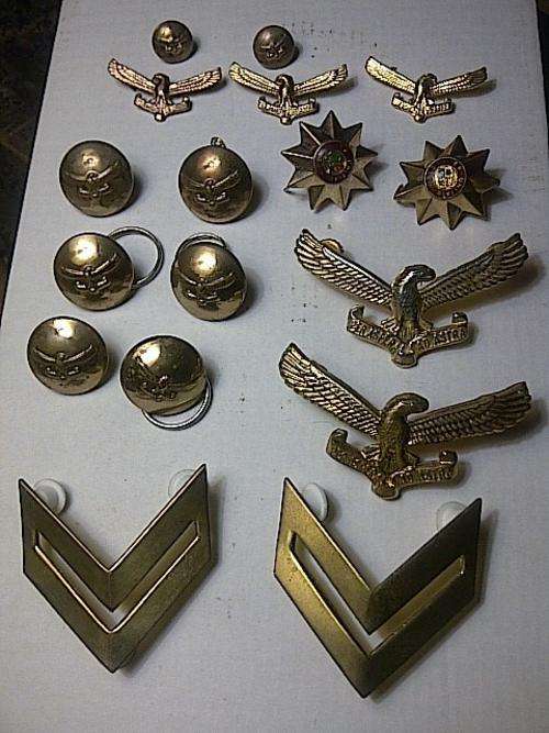 A selection of South African Air Force Badges, (SADF era)
