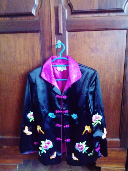 Silk embroidered Jacket