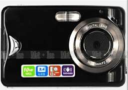 2.4" 12MP Touch screen Digital Camera, Support SD Card, 8X Zoom