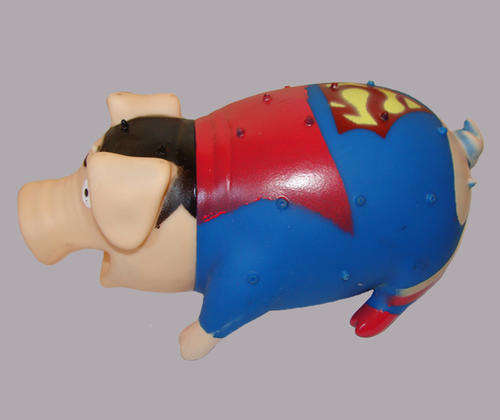 Squeaky Super Pig Chew Toy for Dogs - 21cm
