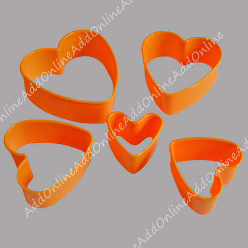 Hearts Cookie Cutters - Set of 5