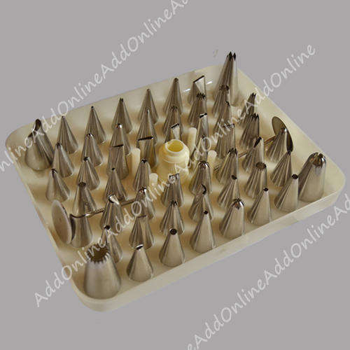 Icing Nozzles for Cake Decorating Set - 52pc