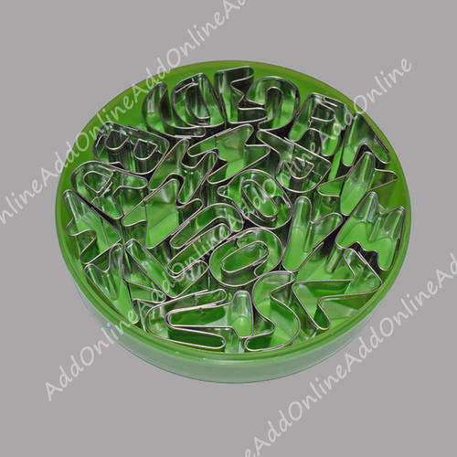 The Alphabet fondant cutter set - 26pc