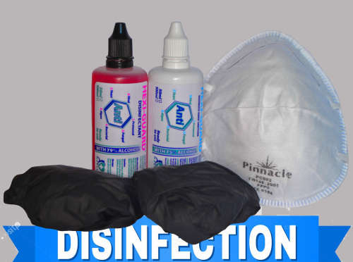 HEXI-GUARD ANTI-VIRUS PACK with 79% Alcohol. Disinfectant, Hand Sanitiser, Mask and Gloves
