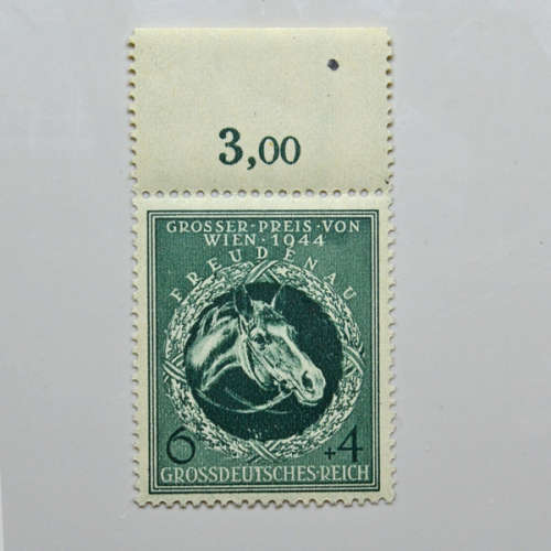 German Grossdeutshes Reich - 1944 Vienna Derby 6+4pfg - Green