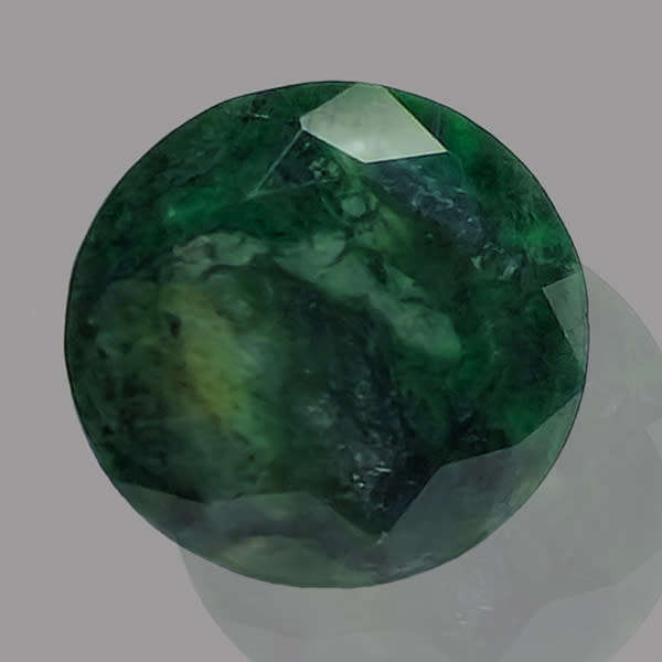 Chloromelanite 3.05ct Multi Green Round, Gemstone