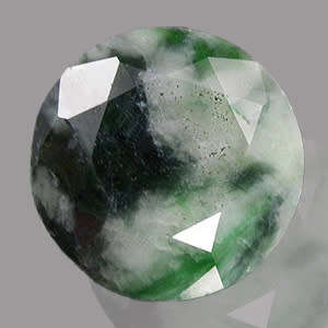 Chloromelanite 3.80ct Multi Green Round, Gemstone