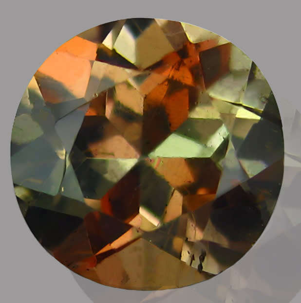 Andalusite 0.48ct Bi-Colour Round, Collector Gemstone