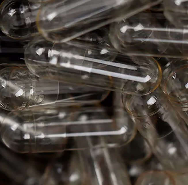 5000 x Empty Gelatin Capsules Size 1 Clear
