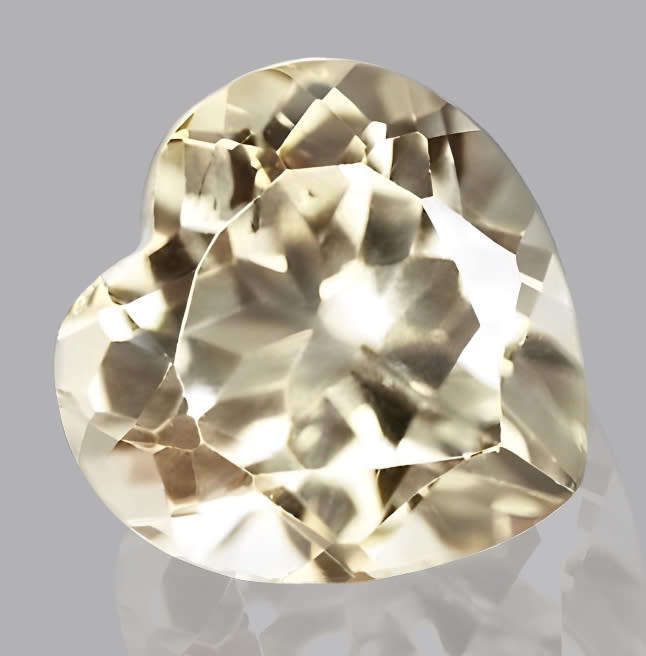 Topaz 1.60ct Light Champagne, Heart  Gemstone