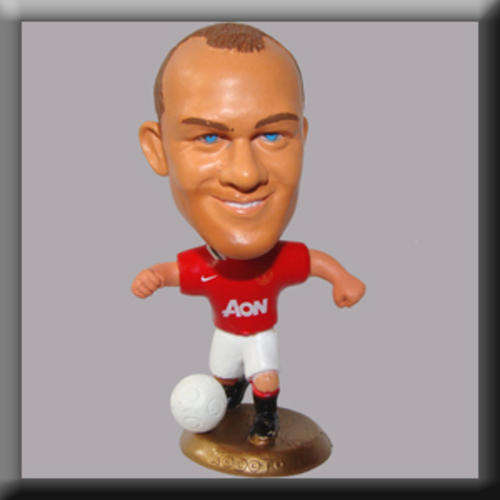 No.10 Rooney Soccer figurine in Manchester Jersey
