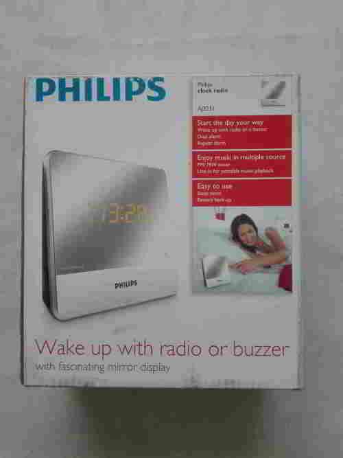 Philips Clock Radio AJ3231/37 Mirror Finish