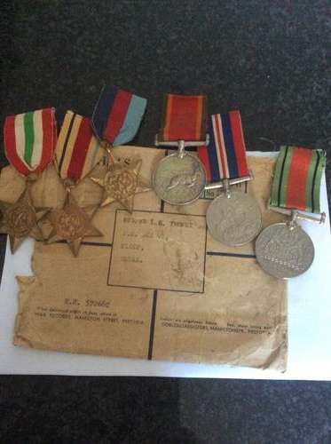 Group of 6 ww11 medals with research