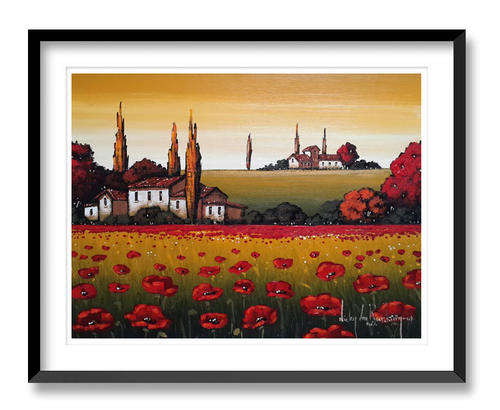 Sunset - AN ORIGINAL NICKY VAN RENSBURG PAINTING 400 x 300 MM (Value R5400)