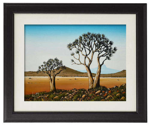 Serenity - AN ORIGINAL NICKY VAN RENSBURG PAINTING 600 x 450 MM (Value R 4800)
