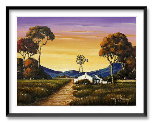Sunrise - AN ORIGINAL NICKY VAN RENSBURG PAINTING 400 x 300 MM (Value R 3600)
