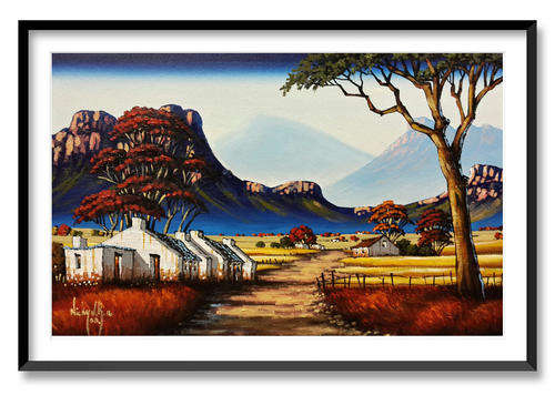 PATHWAY - AN ORIGINAL NICKY VAN RENSBURG PAINTING 480 x 300 MM (Value R 4900)