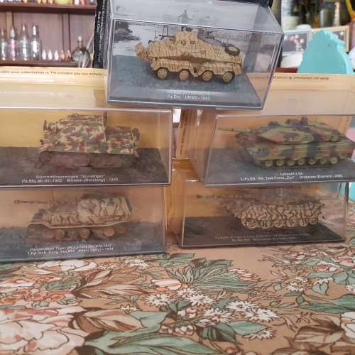 Lot of 5 Tanks From 'THE COMBAT TANKS COLLECTION'