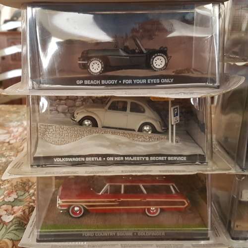 James Bond Collection lot of 15 different cars from the James Bond movies