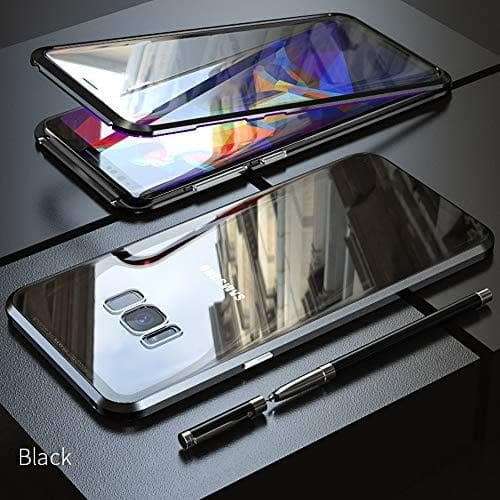 360°Magnetic Metal Case Front+Back Glass Cover For Samsung S8/S8 Plus/S9/S9 Plus/S10/S10 Plus/S10 E