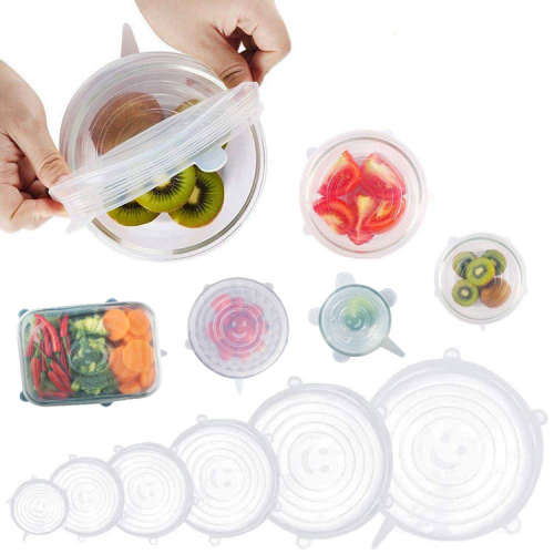 Super Stretch Silicone Lids 6 Pack