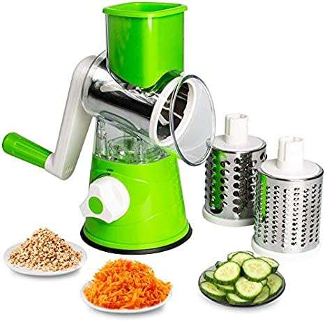 Tabletop Drum Grater Vegetable Chopper Mandoline Slicer Mutlifucntional Shredder