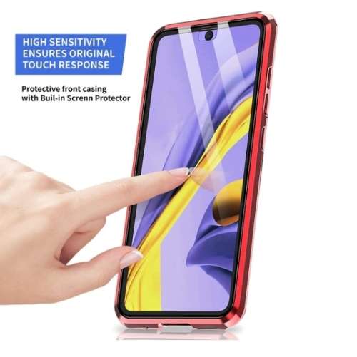 360 Degree Magnetic Tempered Glass Case for Samsung Note 10 Plus