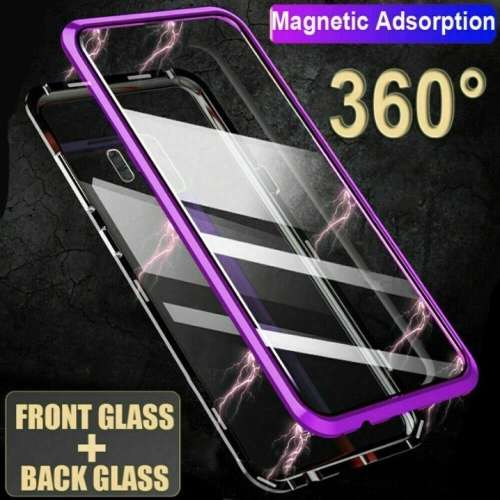 360 Degree Magnetic Tempered Glass Case for Samsung Note 10 Plus