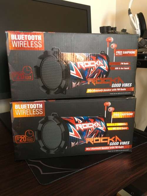BARGIN!!! 2 Rocka Bluetooth Speakers with Earphones Each!