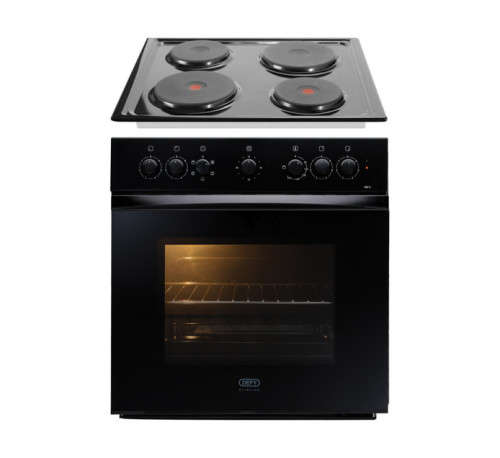 Oven & Solid Hob Set - DEFY 600 mm Slimline Undercounter