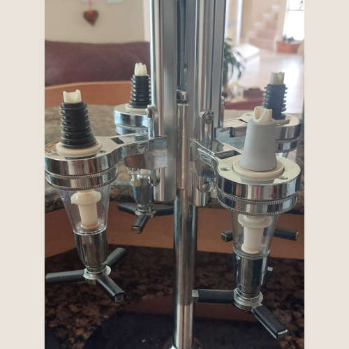 Four Bottle Rotating Bar Optic Stand