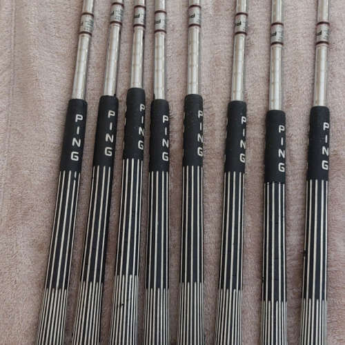 Ping Golfclubs and Cart