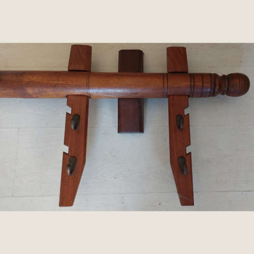 Antique Wooden Coat and Hat Hanger - Ox Yoke