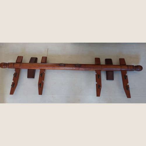 Antique Wooden Coat and Hat Hanger - Ox Yoke