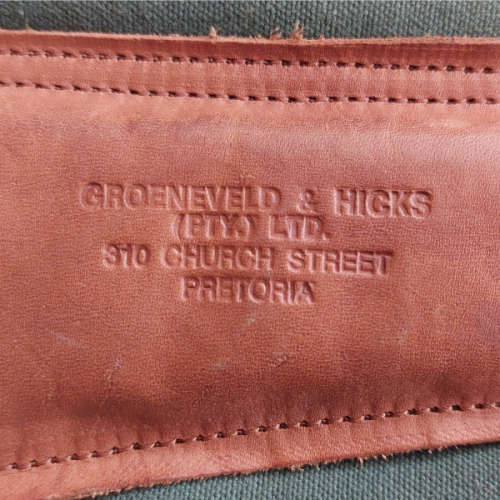 Vintage Green Padded Canvas Rifle Bag