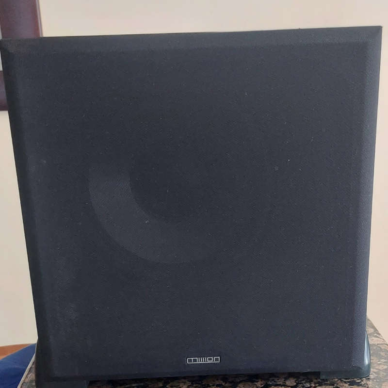 Mission Surround Sound System -  MsSas Subwoofer with M2SCentre Speaker and Four Satellite Speakers