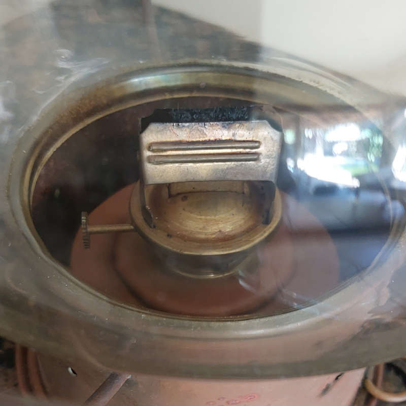 Small Antique Onion Copper Nautical Ship Oil Anchor Lantern