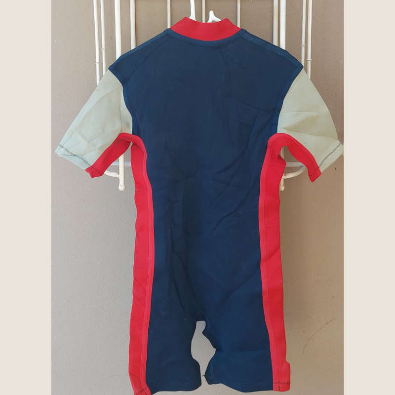 Aquarius Blue and Red Mens Diving Bodysuit