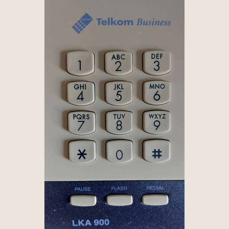 Secondhand Telkom Business LKA900 landline phone with buttons