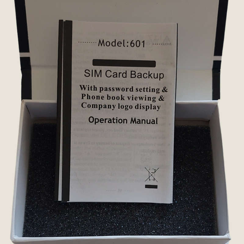 Vintage SIM Card Backup Device