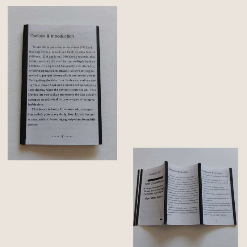 Vintage SIM Card Backup Device