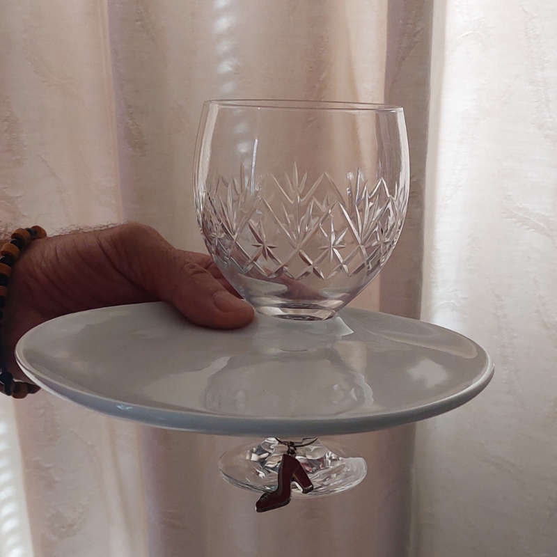 White Cocktail Plates designed by Alex Liddy