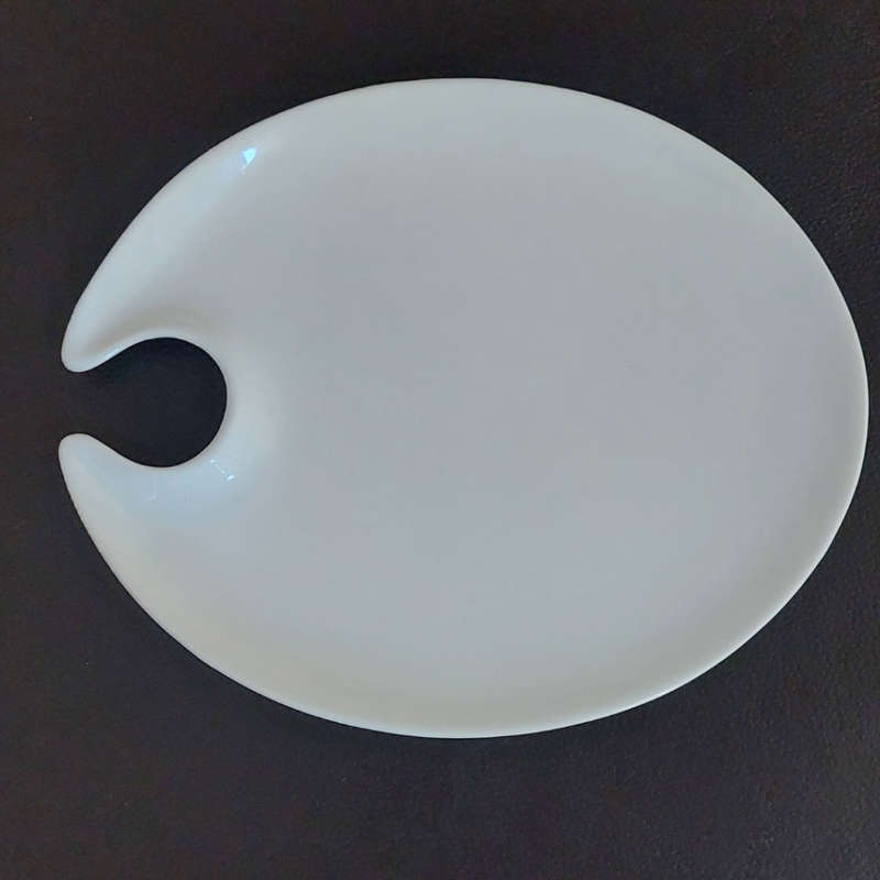 White Cocktail Plates designed by Alex Liddy