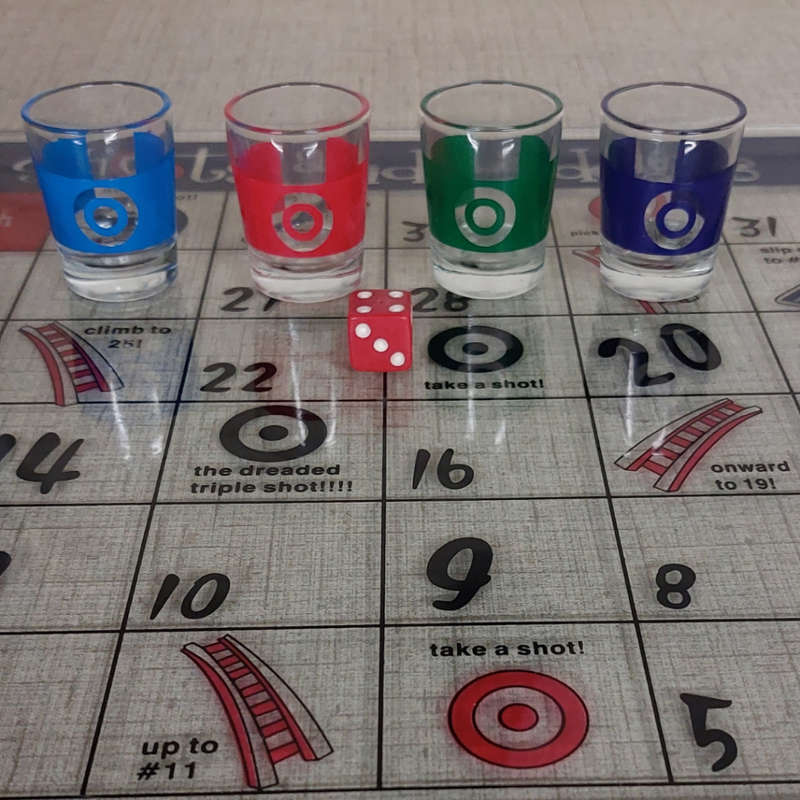 Glass Shots & Ladders Game