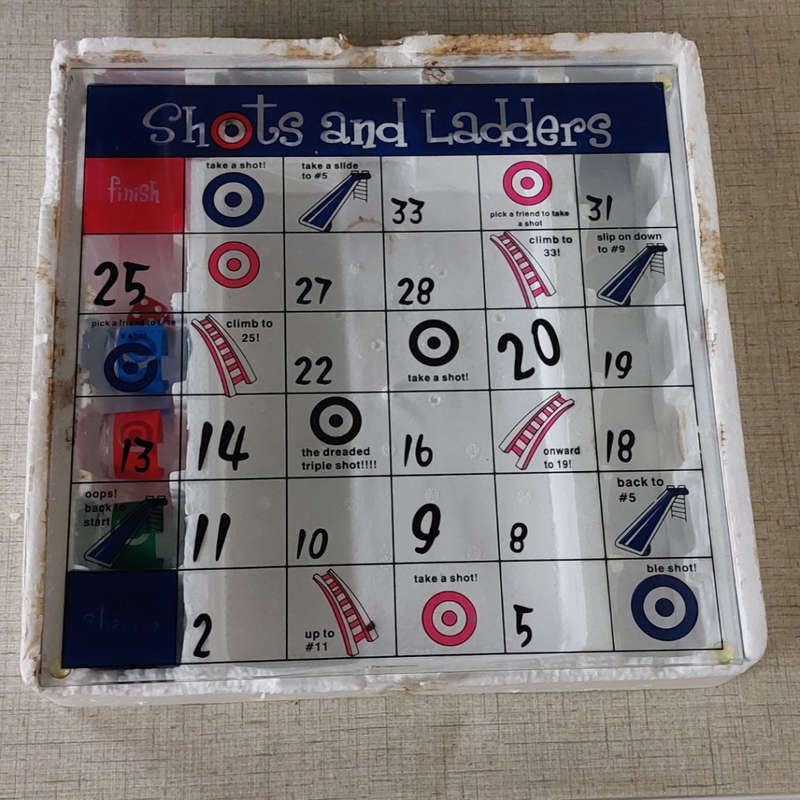 Glass Shots & Ladders Game